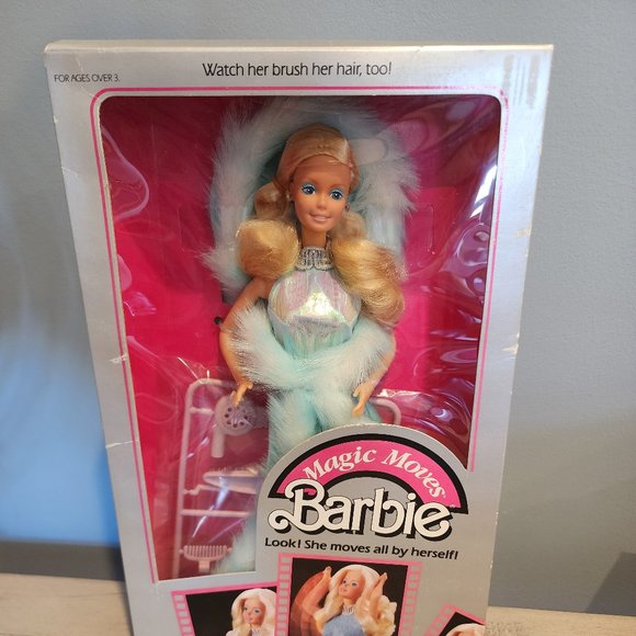 Vintage 1985 Magic Moves Barbie NIB